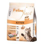 2kg Feline Finest Kitten Porta 21 - Croquettes pour