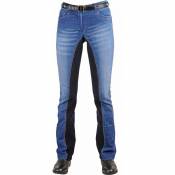 6/7 ans, jeans/bleu foncé 6169: Jeans Jodhpur - Pantalon d'été en jean pour femme