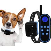 Collier de dressage pour chien avec télécommande, collier anti-choc pour chiens de petite et moyenne taille, bip, vibration, choc, verrouillage de
