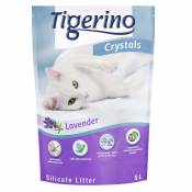 6x5L litière Tigerino Crystals Lavande - pour chat