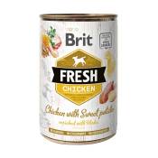 Brit Fresh Poulet & Patates Douces en Boîte - Pâtée