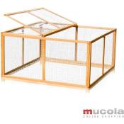 Cage à lapin petit animal huche à bois enclos extérieur