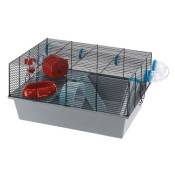 Ferplast Cage pour Hamsters MILOS LARGE avec Environnement original, Idéal pour les Enfants, Accessoires inclus