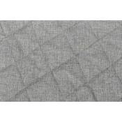 Protège-siège rembourré nero, angulaire 70 × 90 cm, gris clair