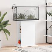 Vidaxl - Support pour aquarium blanc brillant 36x75x72,5 cm