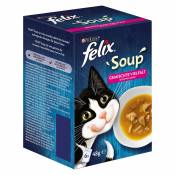 12x48g Soup : sélection mixte Felix - Pâtée pour