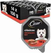 14x150 GR Cesar Nourriture humide pour chiens à saveur