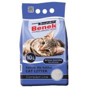 Litière Super Benek Compact parfumée pour chat - 2 x 10 L