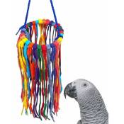 Xinuy - Bonka oiseau jouets coton coloré mâcher tirer