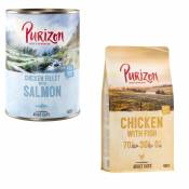 24x400g filet de poulet, saumon Purizon Boîtes pour