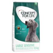2x12kg Large SensitiveConcept for Life Croquettes pour