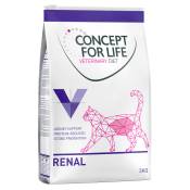 3kg Veterinary Diet Renal Concept for Life VET - Croquettes pour chat