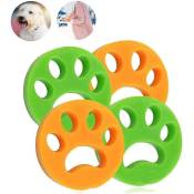 Crea - 4-pack Laundry Pet Hair Remover To Remove Fur