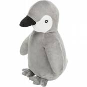 Peluche Pingouin avec son, taille 38 cm pour chien.
