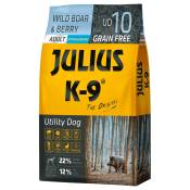 JULIUS K-9 Adult au sanglier et aux baies 10 kg, croquettes
