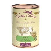 Lot économique : 12x400g Terra Canis Classic bœuf, carotte, pomme, riz nature nourriture pour chien humide