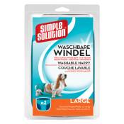 Couche lavable Simple Solution pour chien - taille L, 1 couche