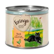 Feringa Single Meat Menus 12 x 200 g pour chat - canard, cottage cheese, valériane
