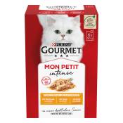 Lot Gourmet Mon Petit 12 x 50 g pour chat - canard,
