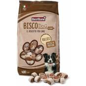 Bestbone - 400 g (Boîte) Rouleaux de biscuits: rollies Biscuits de blé complet riches en protéines pour chiens