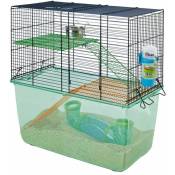 Cage hamster habitat metro bleu marine 51x26x52cm