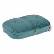 Coussin Chambord pour chat - Velours Chesterfield - 50 x 35 cm - Vert paon - 500245 - Zolux