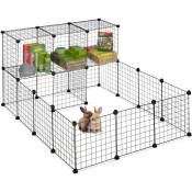 Relaxdays - Enclos pour petits animaux, modulable,