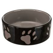 2x Gamelle céramique 16cm diam. 0,8L marron Trixie pour chien et chat - Gamelle pour Chien
