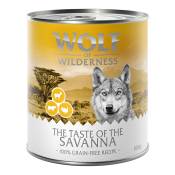 6x800g The Taste Of The Savanna Wolf of Wilderness - Pâtée pour chien