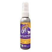 Destructeur d'odeurs et détachant Urine Off pour chat - 118 mL
