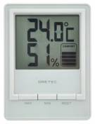 Dretec Thermo-hygromètre Digital 'Stasis' Blanc O-233wt
