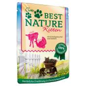 Lot Best Nature Kitten 32 x 85 g pour chaton - dinde,