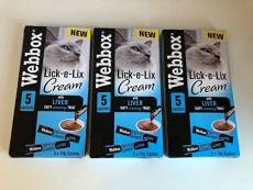 Webbox Lick-E-Lix Crème avec Foie 5 X 10g Sachets
