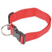 collier reglable en pp de 50 a 70cm*largeur 40mm - rouge