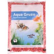 Gravier neon rouge 1 kg pour aquarium. Animallparadise