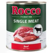 Rocco Single Meat 6 x 800 g pour chien bœuf