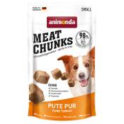 60g Animonda Meat Chunks Small pure dinde - Friandises pour chien