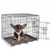 Wyctin - Hofuton 2 Portes cage pour chien pliable et