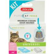 Zolux - Kit anti Odeurs Purecat Fresh