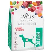 1kg 4Vets Natural Canine nourriture pour chien hepatic