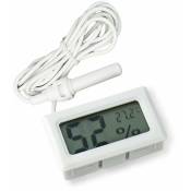 2-en-1 lcd numérique intégré thermomètre hygromètre