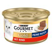 50x85g Les Mousselines : bœuf Gold Gourmet pour chat