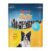 200g Rocco Rolls Bâtonnets à mâcher poisson - Friandises pour chien
