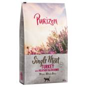Purizon Single Meat dinde, fleurs de bruyère pour chat - 6,5 kg