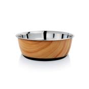 Gamelle – Girard Mat wood/bois inox bowl – 950 ml