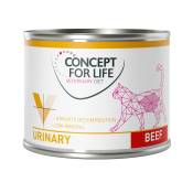 Offre découverte : Concept for Life Veterinary Diet 6 x 185 g / 200 g - urinary boeuf (6 x 200 g)