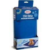 Tapis de refroidissement bleu - 90x50 cm: Tapis rafraîchissant Stay Fresh imperméable et facile à nettoyer pour les chiens