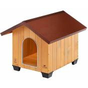 Ferplast - domus Niche pour chiens en bois fsc - 6 tailles. Variante medium - Mesures: 70 x 82 x h 67 cm -