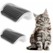 Fortuneville - Fournitures de brosse de peigne de chat, brosse d'angle de peigne et massage de chat, brosse de peigne d'esthéticienne de chat de chat