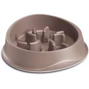 Gamelle anti glouton Slow feeder 1 litre Taupe - Taupe